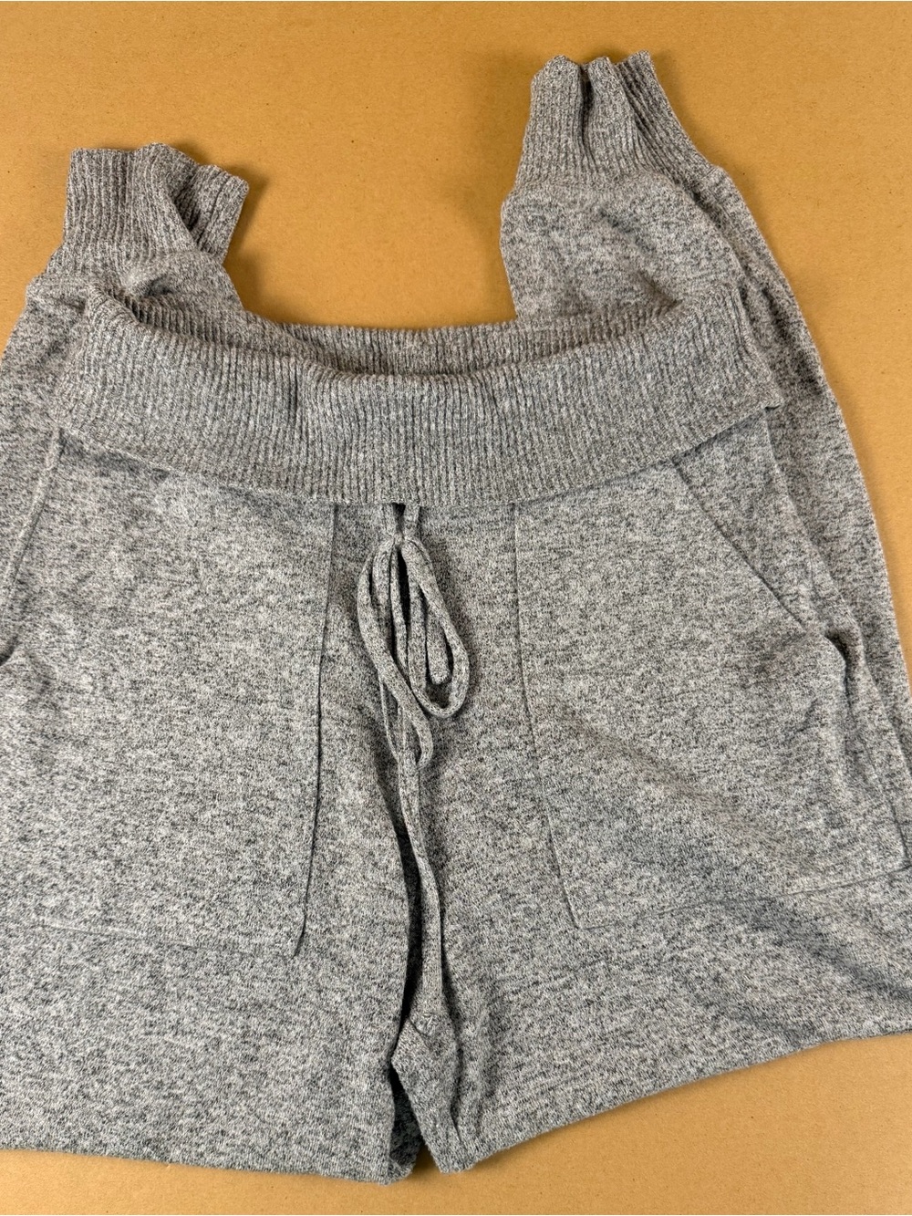 Aerie Real Soft Lounge High Waist Jogger Gray Sweater Pants Women M - Picture 5 of 8